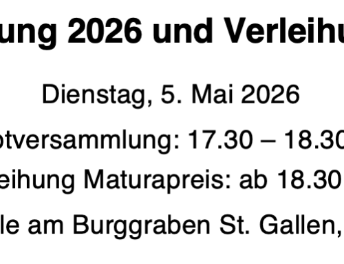 HV OGG 2026 | Prämierung Maturaarbeit
